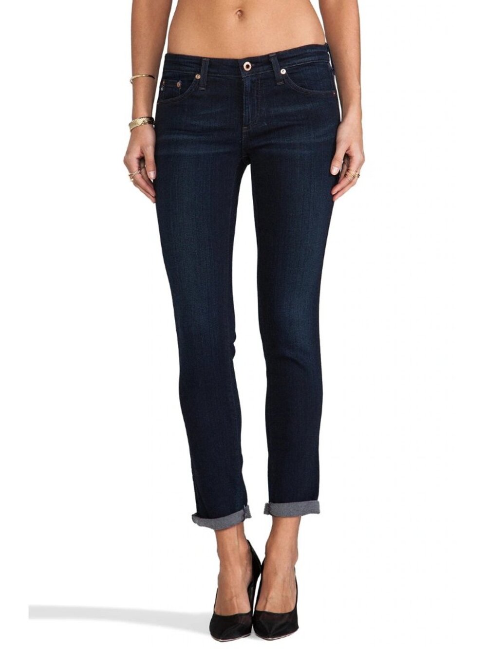 NWT Adriano Goldschmied AG Stilt in Jetsetter Blue Cigarette Stretch Jeans 30